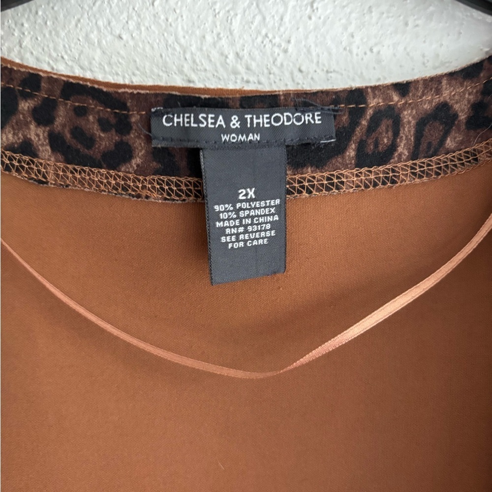 Chelsea Theodore Animal Print Open Cardigan Duster
2X - Picture 3 of 3